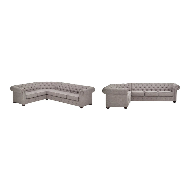 Canapé d'angle Chesterfield 6 places Gdansk