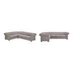 Canapé d'angle Chesterfield 6 places Gdansk