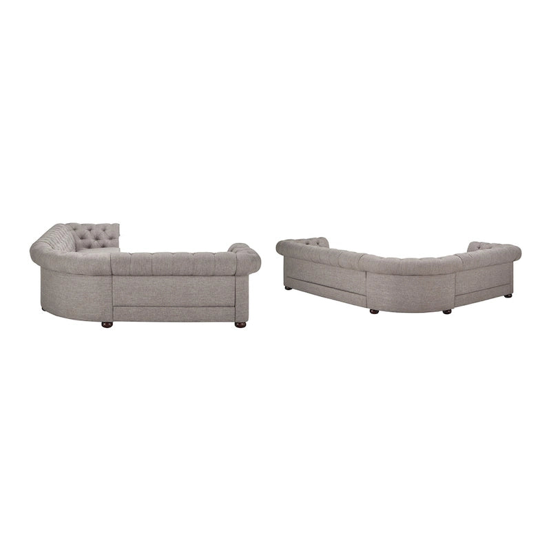 Canapé d'angle Chesterfield 6 places Gdansk