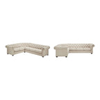 Canapé d'angle Chesterfield 6 places Gdansk