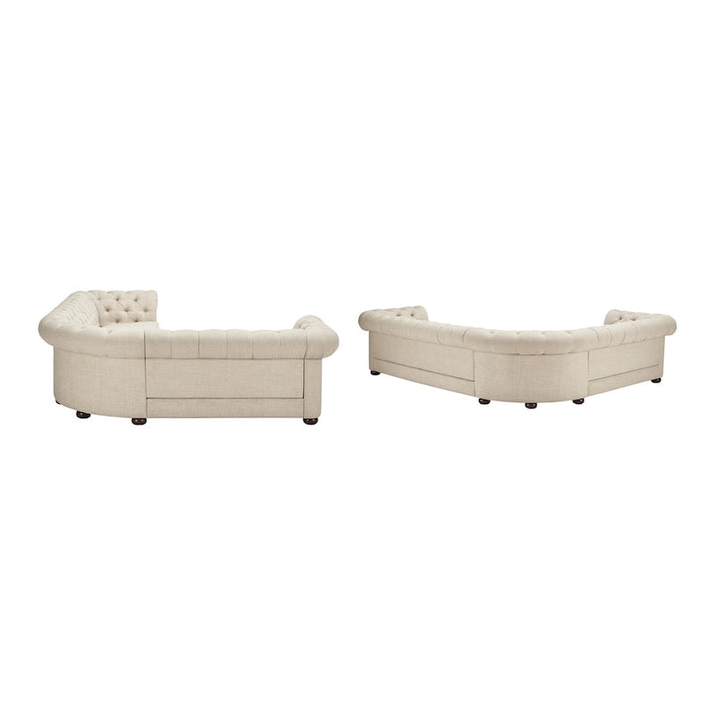 Canapé d'angle Chesterfield 6 places Gdansk