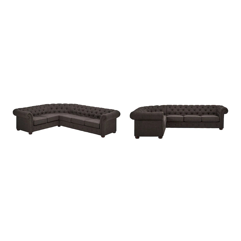 Canapé d'angle Chesterfield 6 places Gdansk