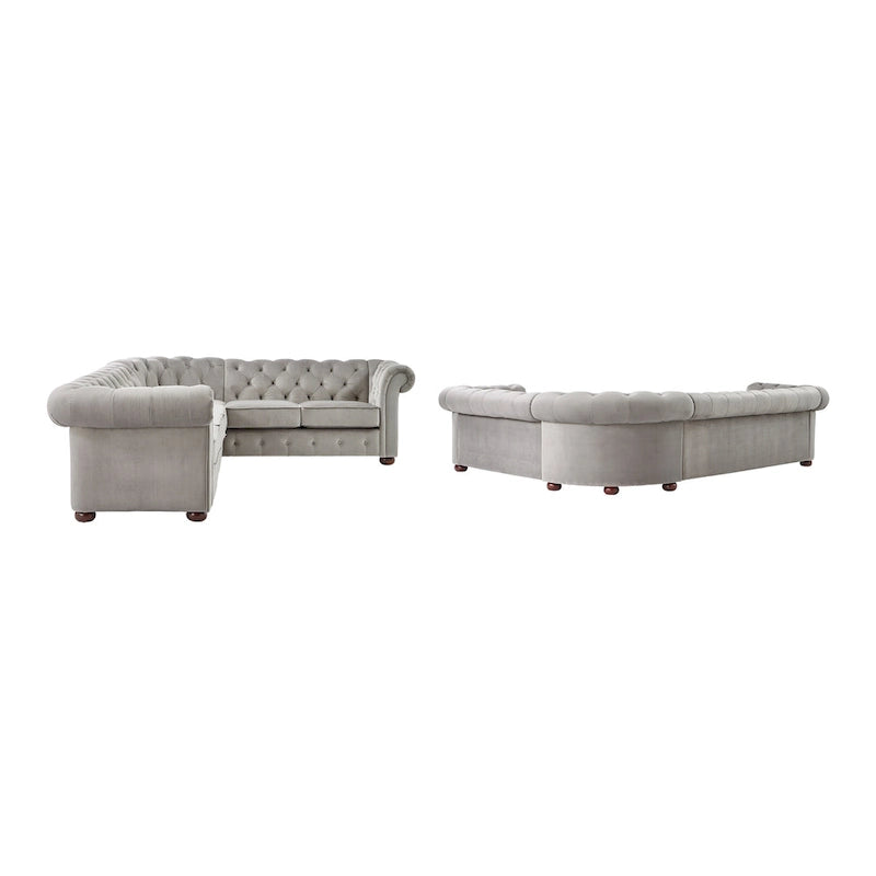 Canapé d'angle Chesterfield 6 places Gdansk