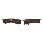 Canapé d'angle Chesterfield 6 places Gdansk