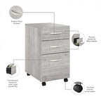 Studio A 60W Computer Desk with Drawers by Bush Business Furniture