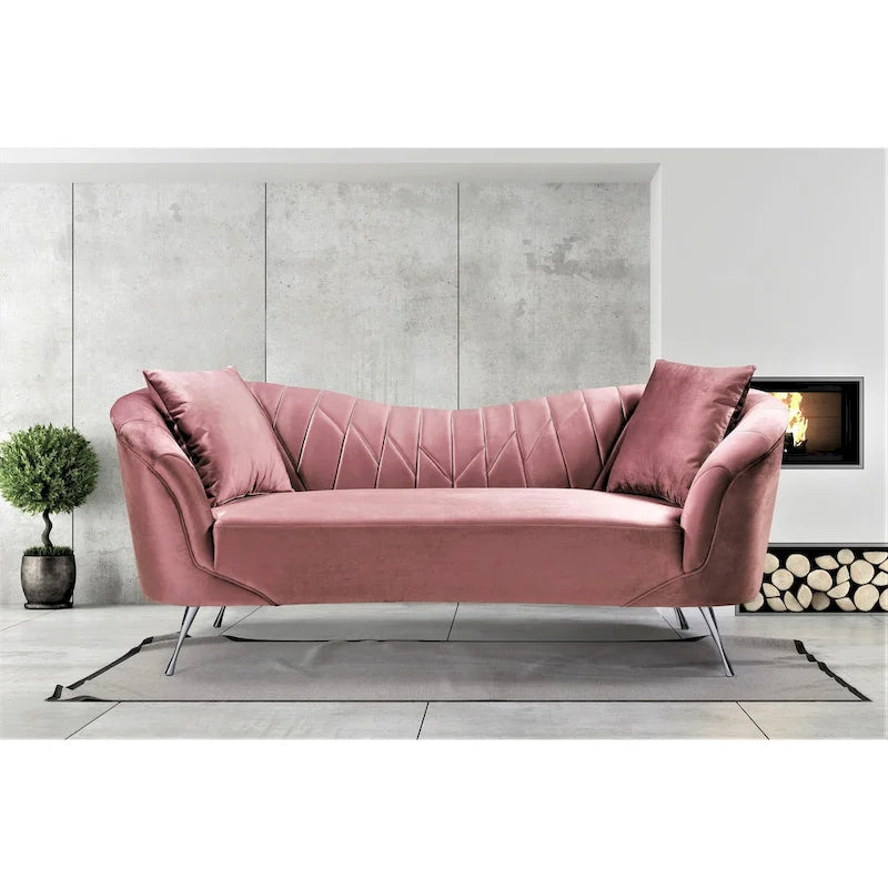 Flores Velvet Sofa