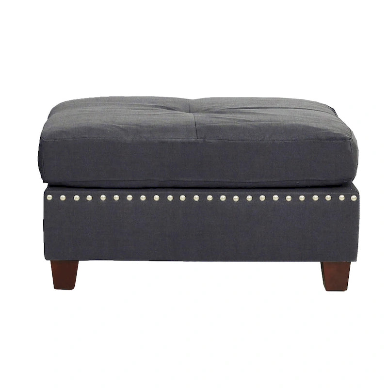 Ensemble de canapé sectionnel réversible 3 places Bobkona Chaise (capitonnée)