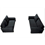 Villeda Velvet Mid-century modern 2PCS living room set