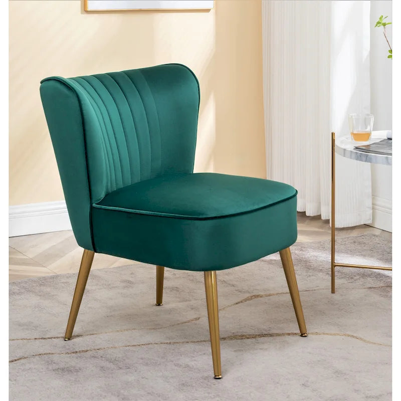 Us Pride Furniture Sauter 23.2 Wide Mid-Century Modern Microfiber Accent Chair