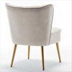 Us Pride Furniture Sauter 23.2 Wide Mid-Century Modern Microfiber Accent Chair