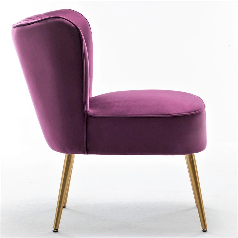 Us Pride Furniture Sauter 23.2 Wide Mid-Century Modern Microfiber Accent Chair