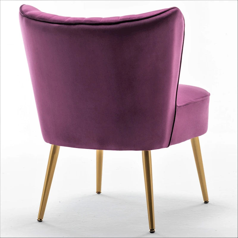 Us Pride Furniture Sauter 23.2 Wide Mid-Century Modern Microfiber Accent Chair