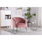 Porthos Home Skye Tufted Velvet Chrome Leg Accent Chair