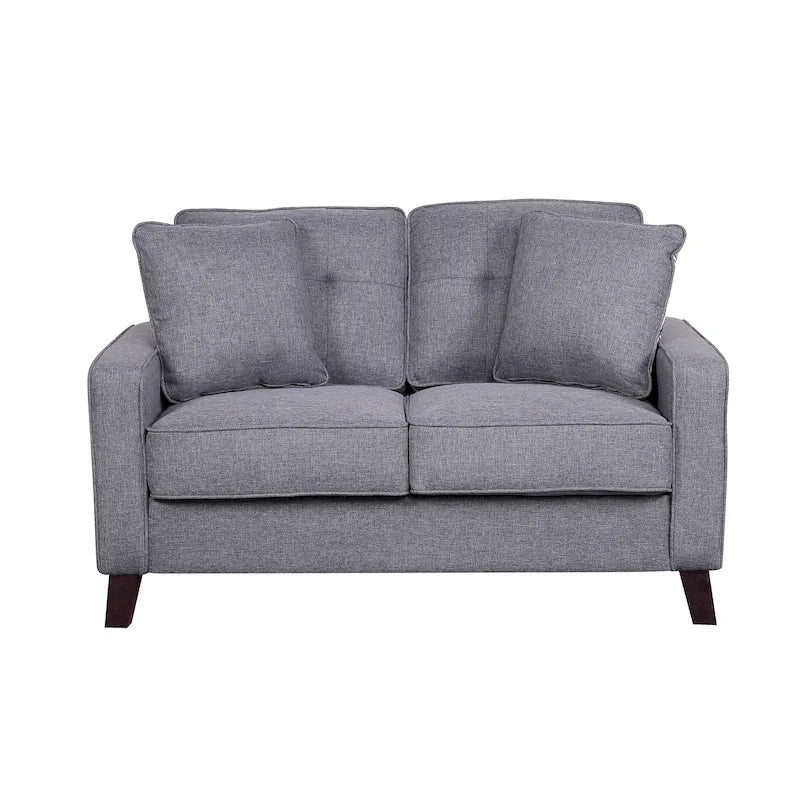 Causeuse en tissu de style Mid-Century