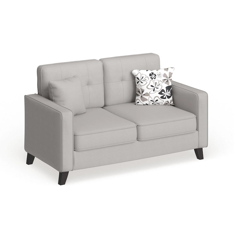 Causeuse en tissu de style Mid-Century