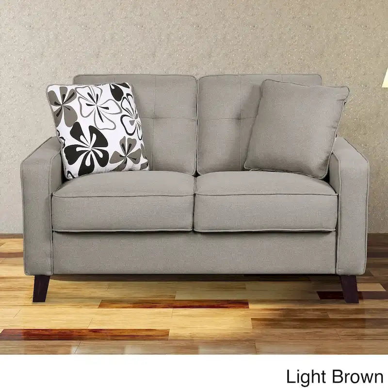 Causeuse en tissu de style Mid-Century