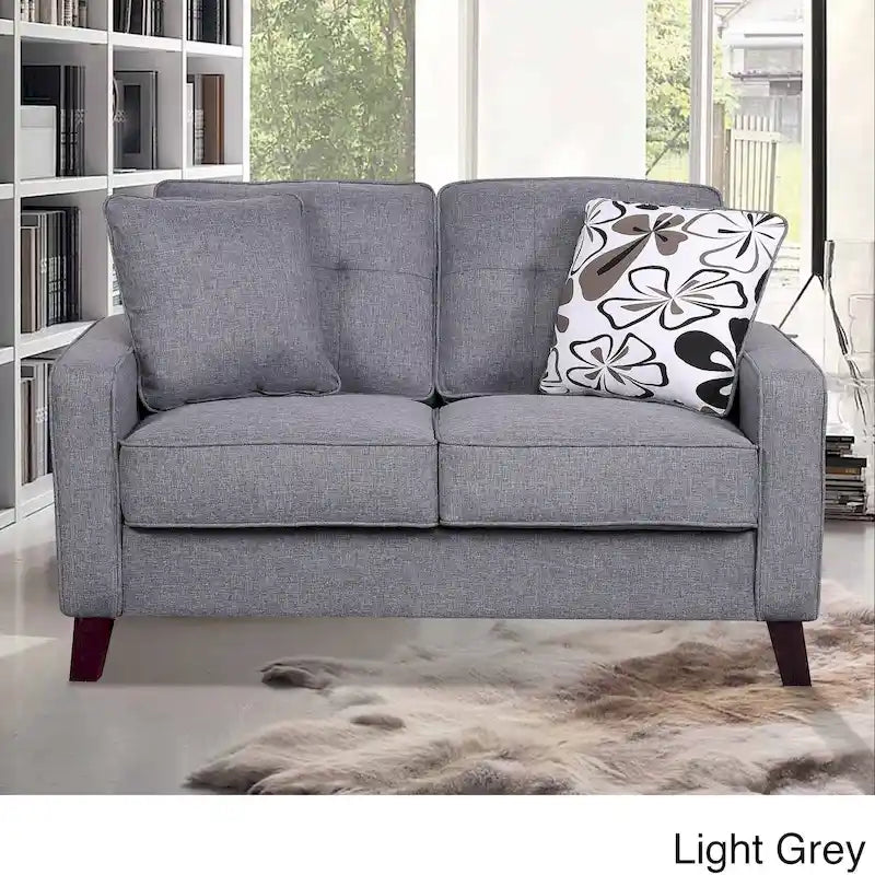 Causeuse en tissu de style Mid-Century