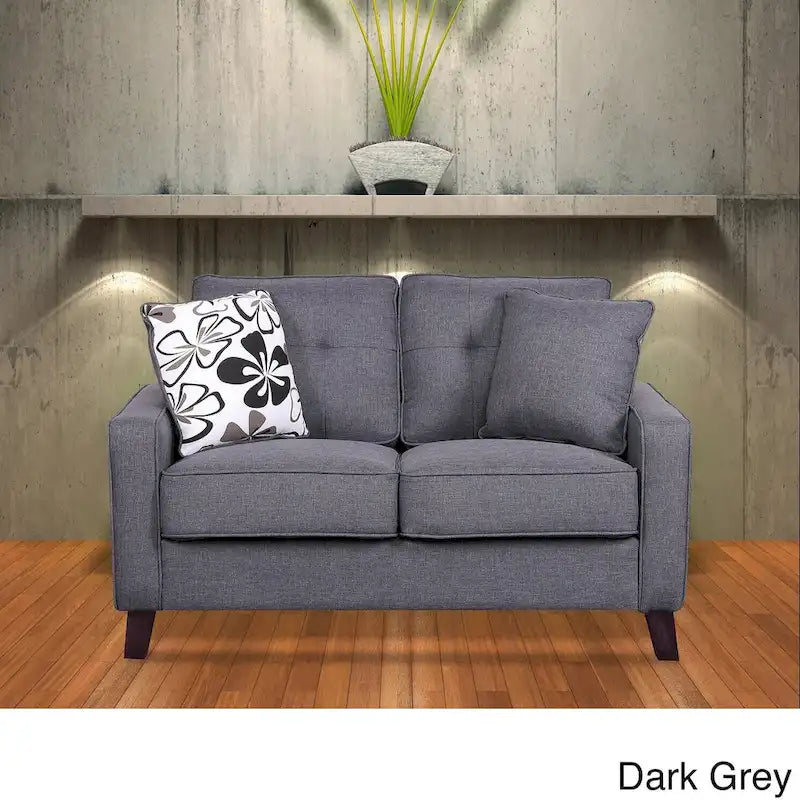 Causeuse en tissu de style Mid-Century