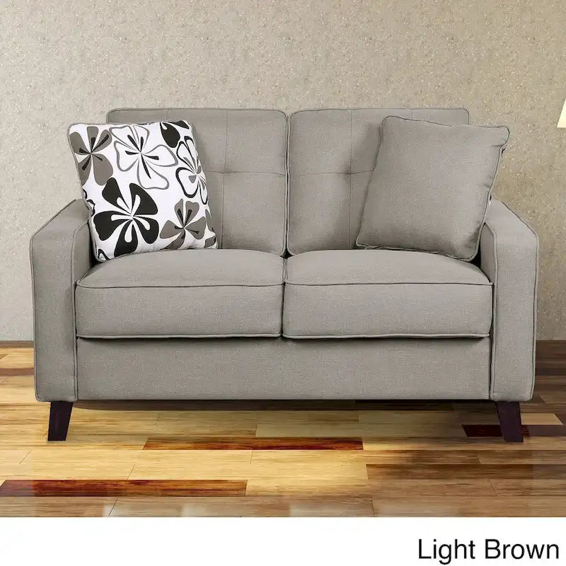 Causeuse en tissu de style Mid-Century