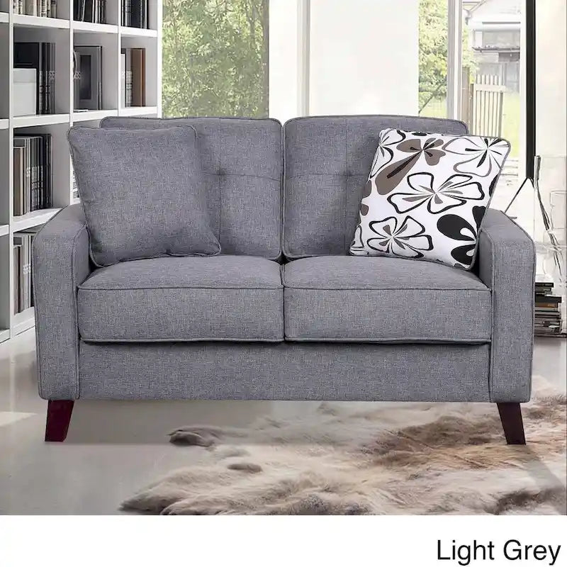 Causeuse en tissu de style Mid-Century