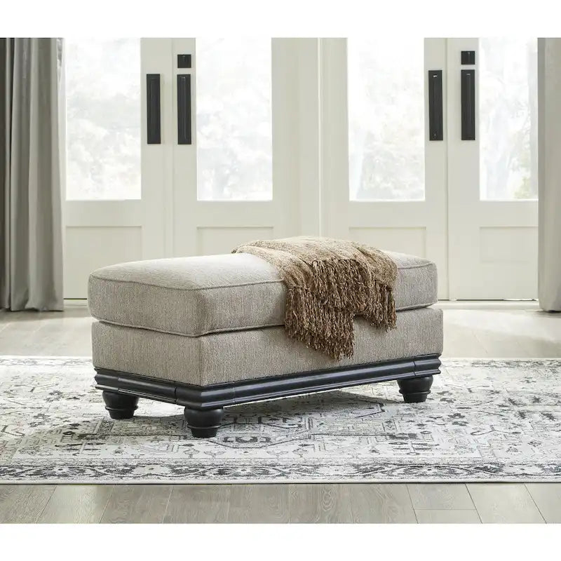  Elbiani Gray Ottoman