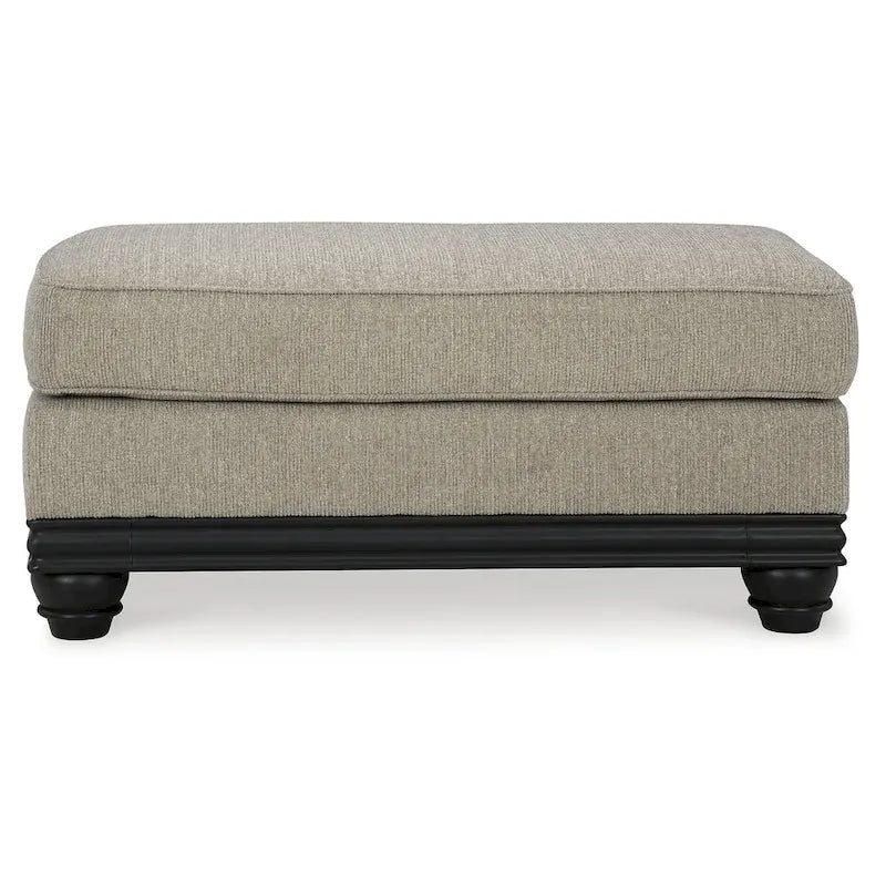 Elbiani Gray Ottoman