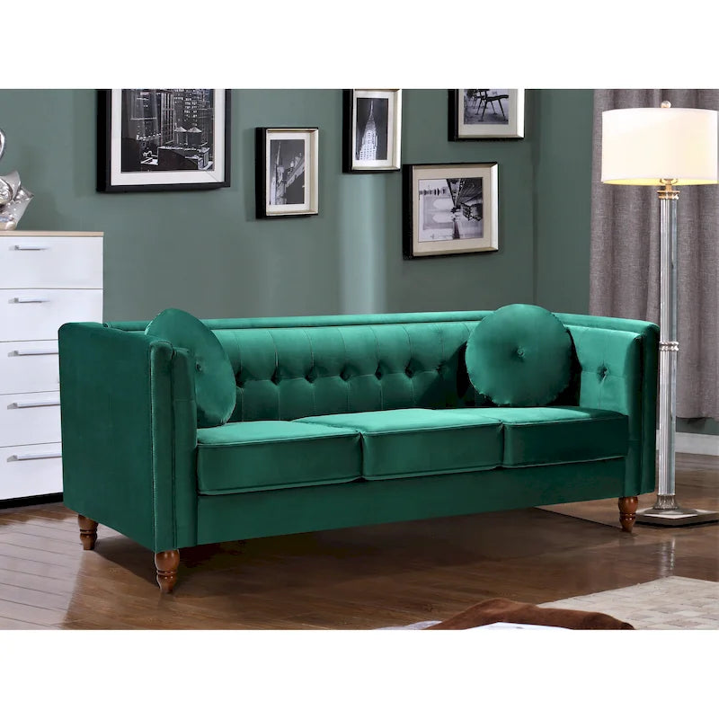 Canapé Chesterfield Roberta Velours