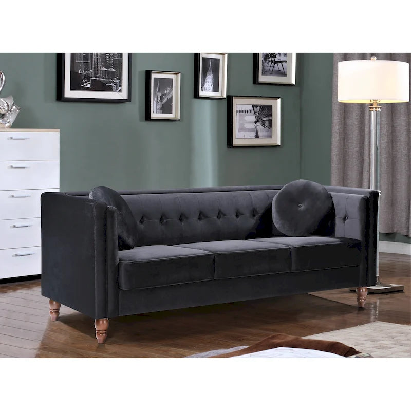 Canapé Chesterfield Roberta Velours