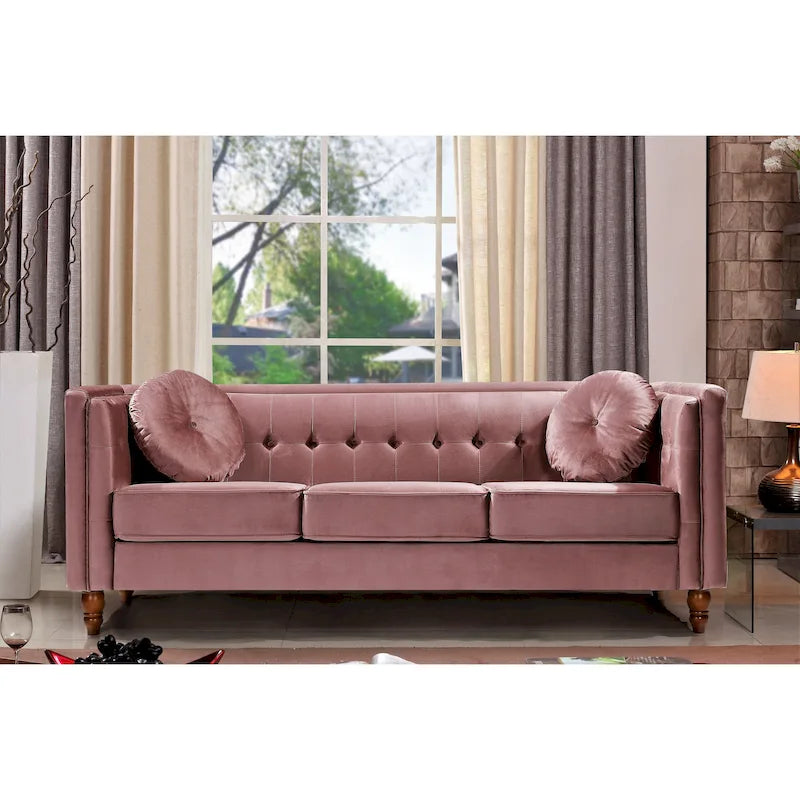 Canapé Chesterfield Roberta Velours