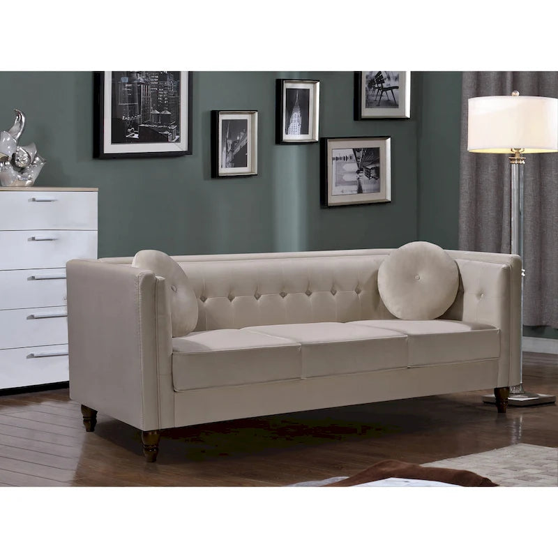 Canapé Chesterfield Roberta Velours