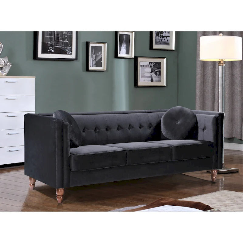 Canapé Chesterfield Roberta Velours