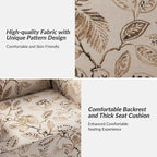 Yahweh Farmhouse Nailhead Armchair with Rolled Arms by HULALA HOME(Set of 2)