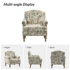 Yahweh Farmhouse Nailhead Armchair with Rolled Arms by HULALA HOME(Set of 2)
