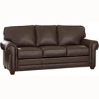 Made in USA Raval Top Grain Leather Sofa and Loveseat Set