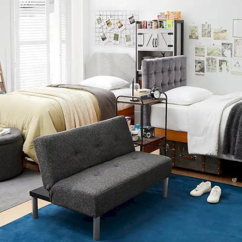 2East Boucle Mini-Futon by DormCo