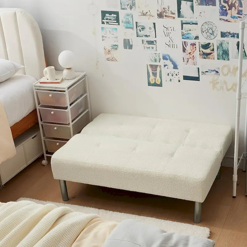 2East Boucle Mini-Futon by DormCo