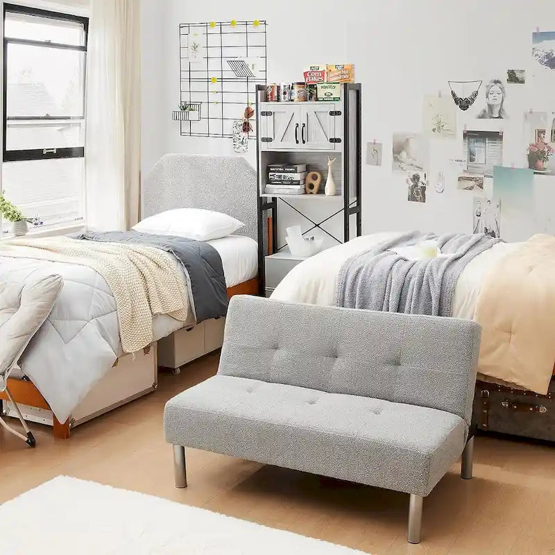 2East Boucle Mini-Futon by DormCo
