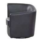 Grafton Soraya 360 Swivel Accent Chair Faux Leather