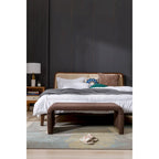 Modern New Boucle Fabric Loveseat Ottoman Footstool Bedroom Bench Shoe Bench With Gold Metal Legs