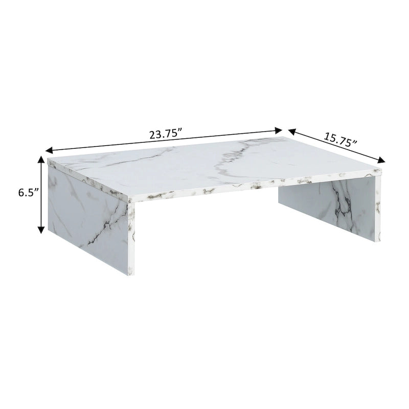 Rehausseur de télévision/moniteur compact Designs2Go de Convenience Concepts pour téléviseurs jusqu'à 26 pouces