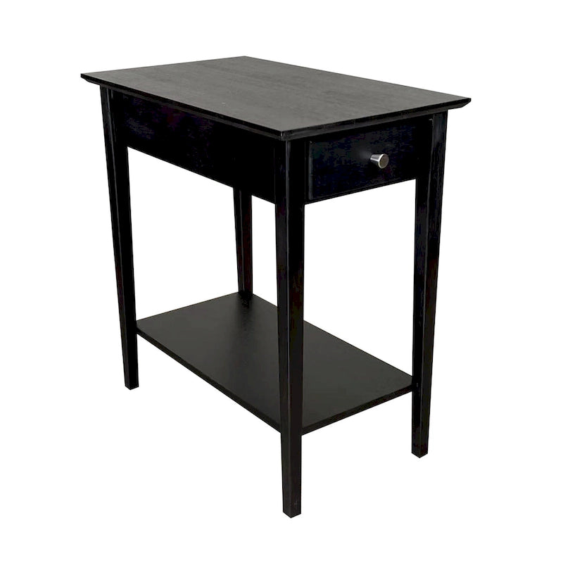 Table inclinable en bambou massif avec tiroir