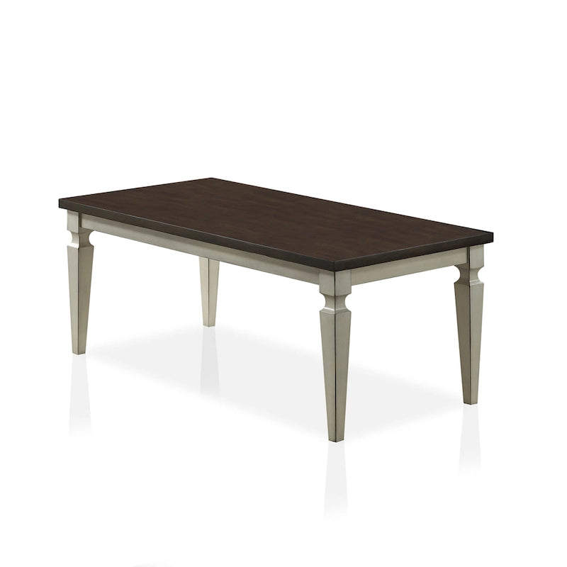 Ensemble de 3 tables basses Nomara en bois massif de 48 pouces de style campagne française par Furniture of America