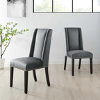 Chaises de salle à manger en velours Performance Baron - Lot de 2