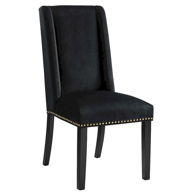 Chaises de salle à manger en velours Performance Baron - Lot de 2