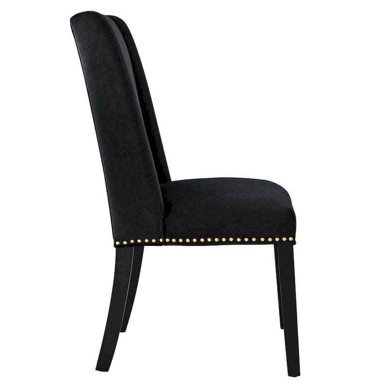 Chaises de salle à manger en velours Performance Baron - Lot de 2