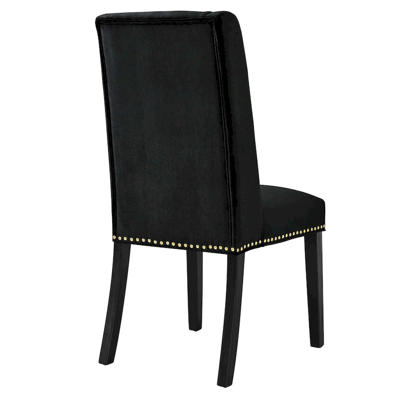 Chaises de salle à manger en velours Performance Baron - Lot de 2