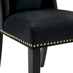 Chaises de salle à manger en velours Performance Baron - Lot de 2