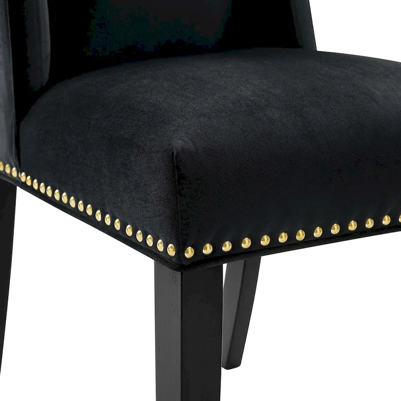 Chaises de salle à manger en velours Performance Baron - Lot de 2