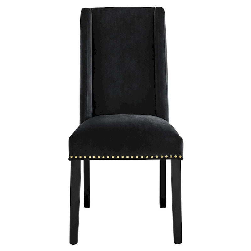 Chaises de salle à manger en velours Performance Baron - Lot de 2