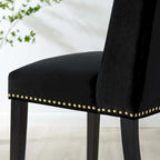 Chaises de salle à manger en velours Performance Baron - Lot de 2